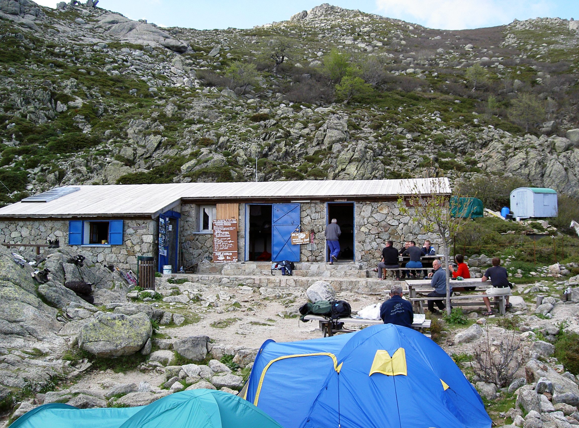 Le refuge d'Usciolu sur le gr20 sud