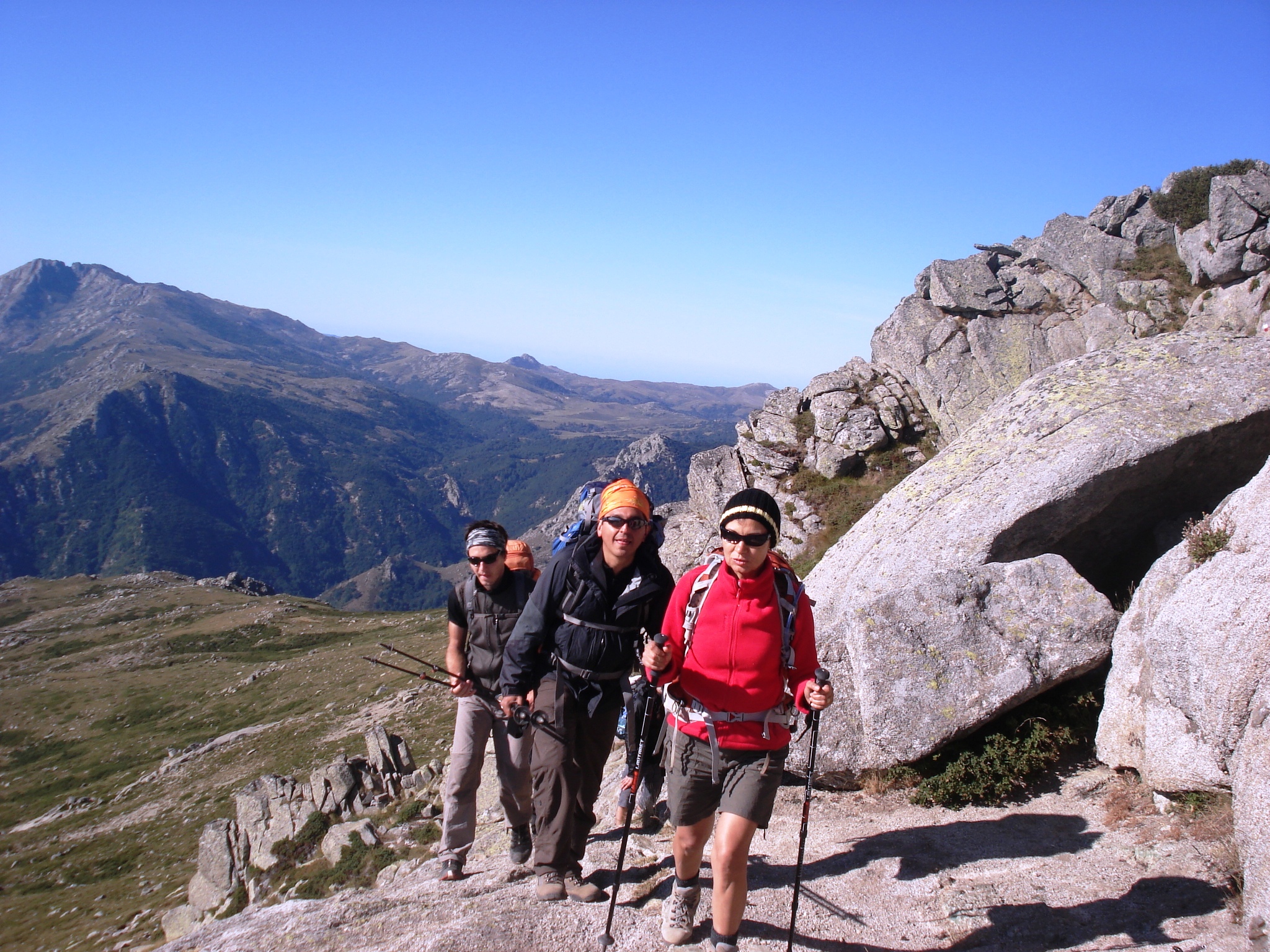 GR sud, passage de crête