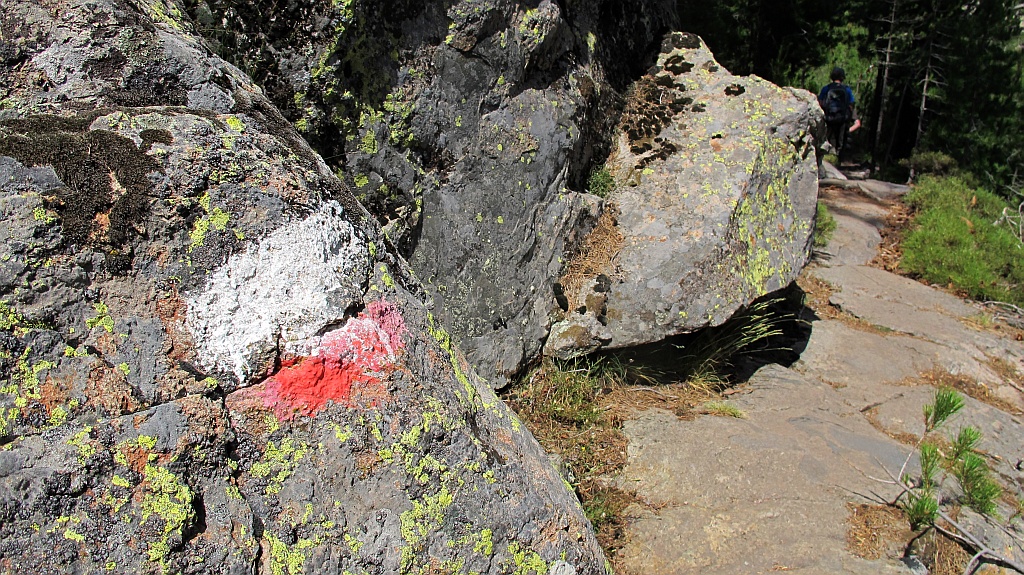 Le balisage du GR20