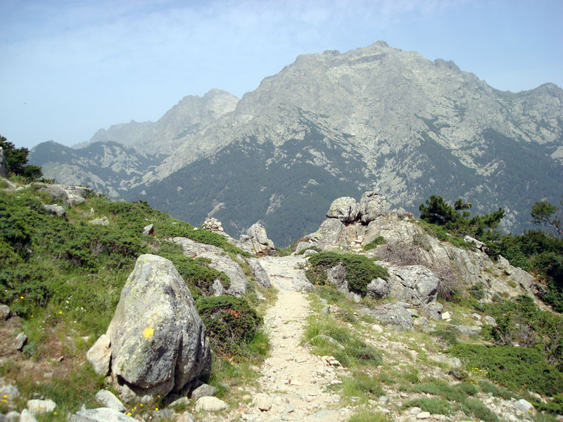 Monte d'Oru depuis Bocca Palmente.
