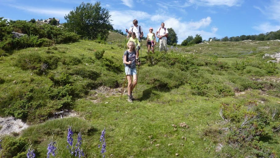 GR20 Corse en famille plateau